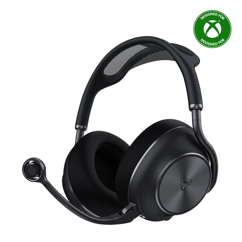 Turtle Beach Stealth Pro II Black Premium Wireless Gaming Headset for Xbox Series X or S, PS5 and PC - Dolby Atmos Spatial Audio, Active Noise Cancellation, CrossPlay 2.0 Multiplatform Wireless