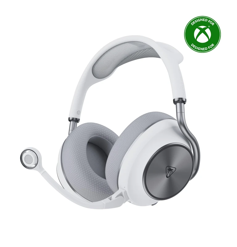 Turtle Beach Stealth Pro II White Premium Wireless Gaming Headset for Xbox Series X or S, PS5 and PC - Dolby Atmos Spatial Audio, Active Noise Cancellation, CrossPlay 2.0 Multiplatform Wireless