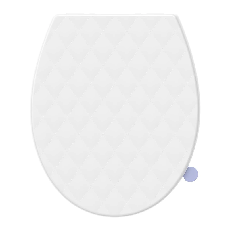 SREWOHS PRO Soft Close Toilet Seat Black, O Shape Universal Toilet Seat with Quick Release, Adjustable Hinges & Anti-Slip - Image 1