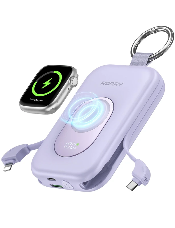 RORRY CharmGo Portable Charger, 20000mAh PD 30W Fas Charging Power Bank
