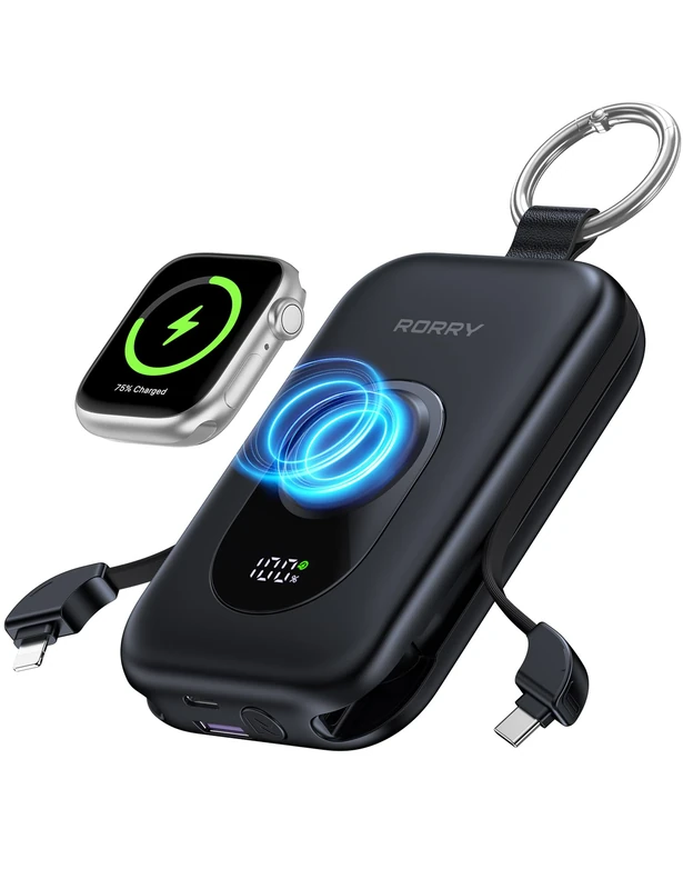 RORRY CharmGo Portable Charger, 20000mAh PD 30W Fas Charging Power Bank