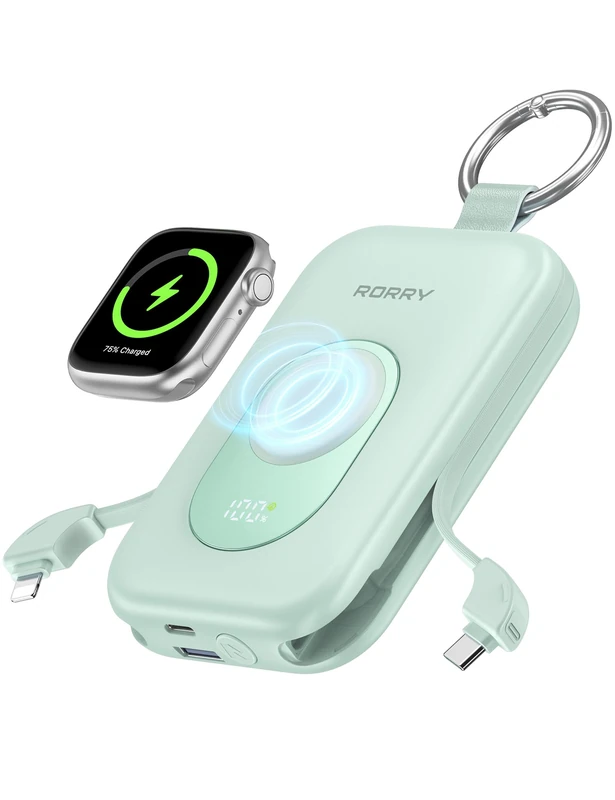RORRY CharmGo Portable Charger, 20000mAh PD 30W Fas Charging Power Bank
