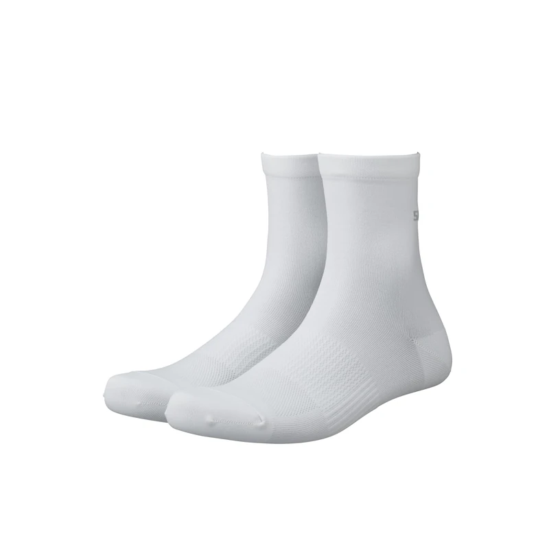 Shimano Performance Mid Socks 3Pairs - White L-XL (Shoe 45-48) Cycling Clothing Accessory