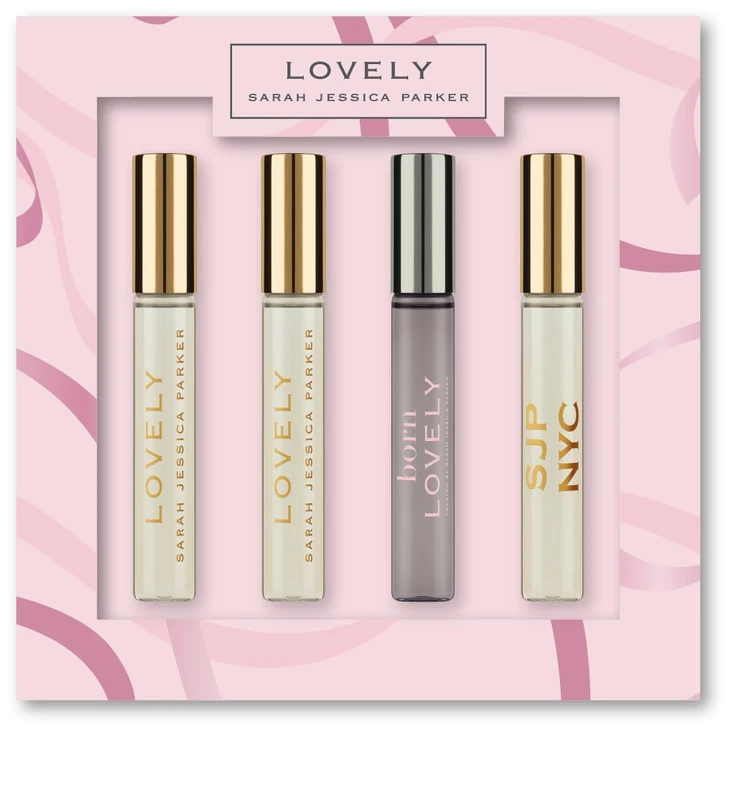 4pc Rollerball Set, Lovely EDP x 2 + Born Lovely + NYC 10ml