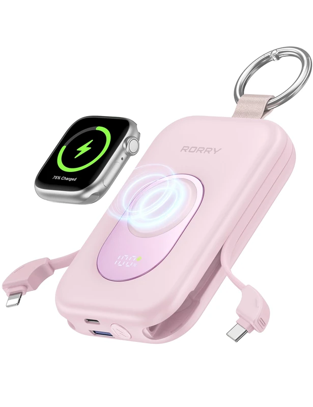 RORRY CharmGo Portable Charger, 20000mAh PD 30W Fas Charging Power Bank