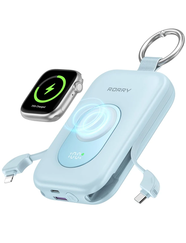 RORRY CharmGo Portable Charger, 20000mAh PD 30W Fas Charging Power Bank