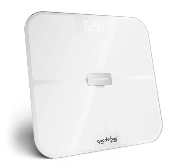 Rowenta Goodvibes Sport 2.0, Smart Scale, Monitor Your Body Composition, Accuracy up to 50 g, Up to 200 kg, Intuitive App, BR9740F0