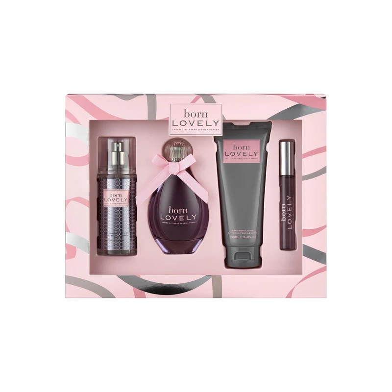 Born Lovely EDP + Body Mist + Body Lotion 100ml + EDP 10ml Rollerball GIFTSET
