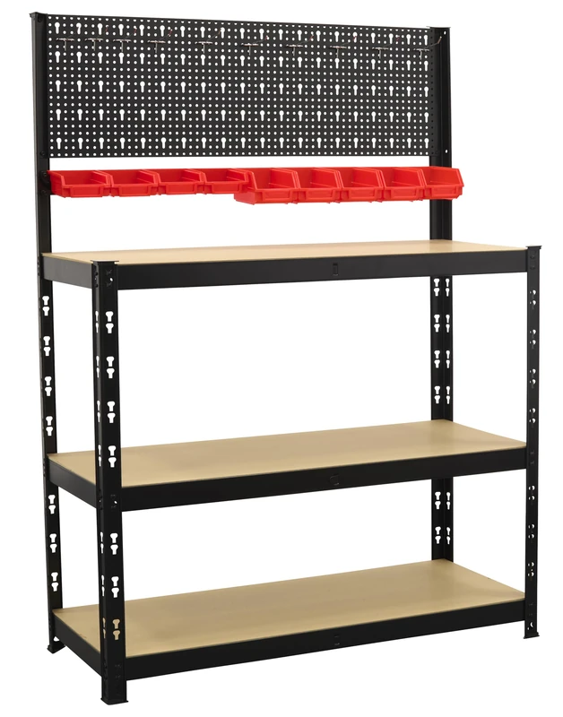 Steel Workbench with Pegboard 1m - AP12601