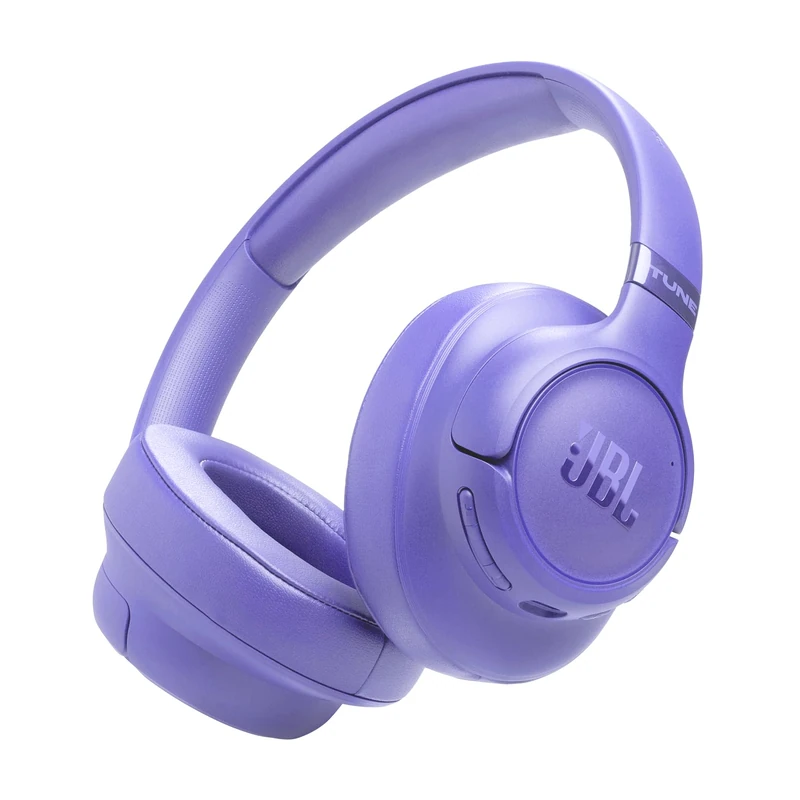 The JBL Tune 780NC wireless over-ear headphones with adaptive noise cancellation, Pure Bass Sound, and surround sound offer all-day comfort for anyone who wants powerful audio.