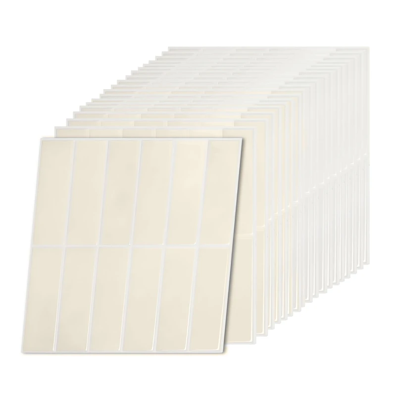 Relaxdays 20-piece Self-Adhesive 3D Tiles for Bathroom & Kitchen, 30x30 cm, PU Sand