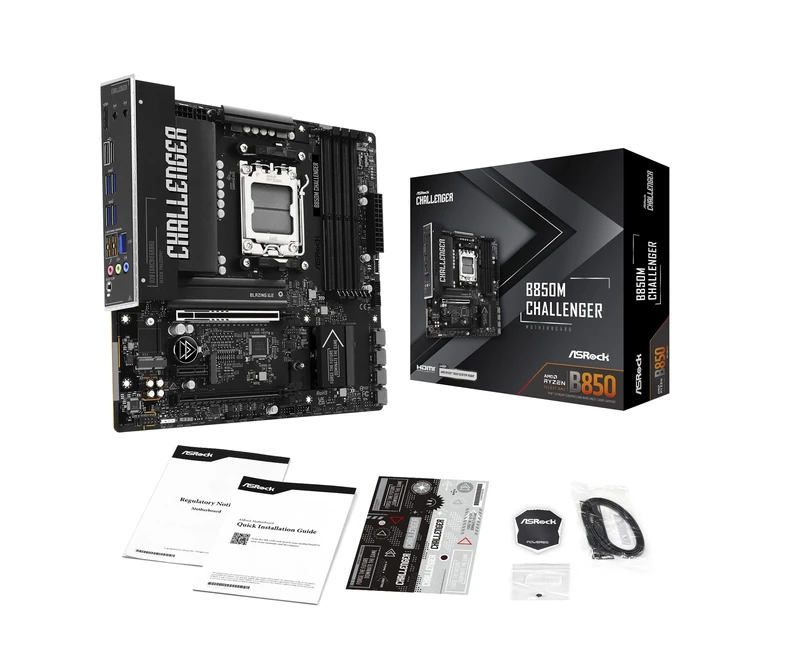 B850M Challenger AM5 mATX HDMI/DP