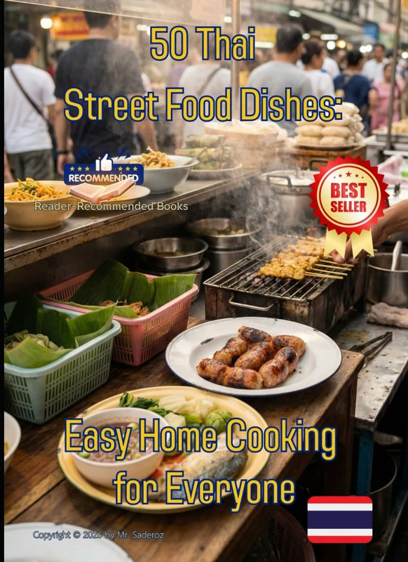 50 Thai Street Food Dishes: Easy Home Cooking for Everyone: Authentic Recipes Made Simple for Home Cooks - Image 1