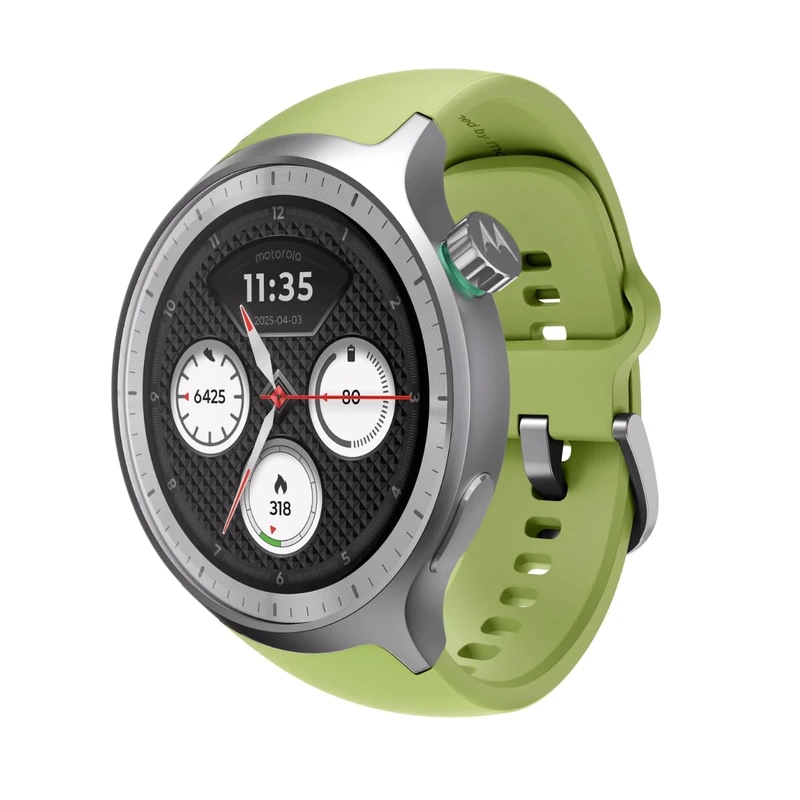 Moto Watch Premium Silver+Herbal Garden