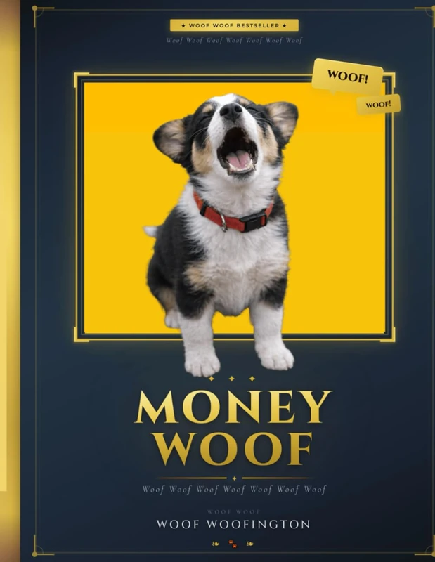 Money Woof: A Tail-Waggingly Funny Gift Book for Dog Lovers | Cute Puppy Pictures Inside: The Only Money Woof Guide You'll Ever Need | Funny Dog Book & Gag Gift