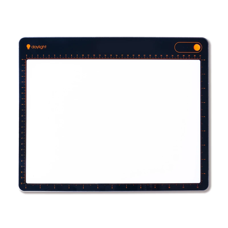 Daylight Tabla Go™ A4 Portable Rechargeable Lightpad – Ultra-Slim Aluminum LED Tracing Board with 3-Step Dimmer and 5-Hour Battery