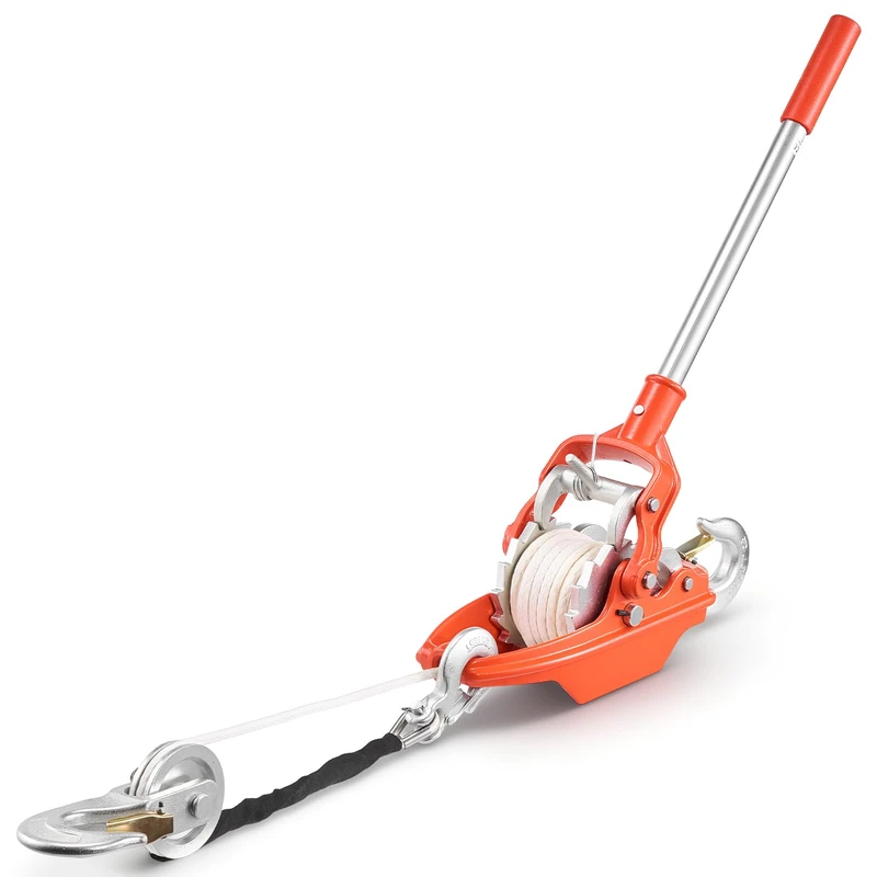 VEVOR Rope Puller, 3 Ton Pulling Capacity, Heavy Duty Ratchet Power