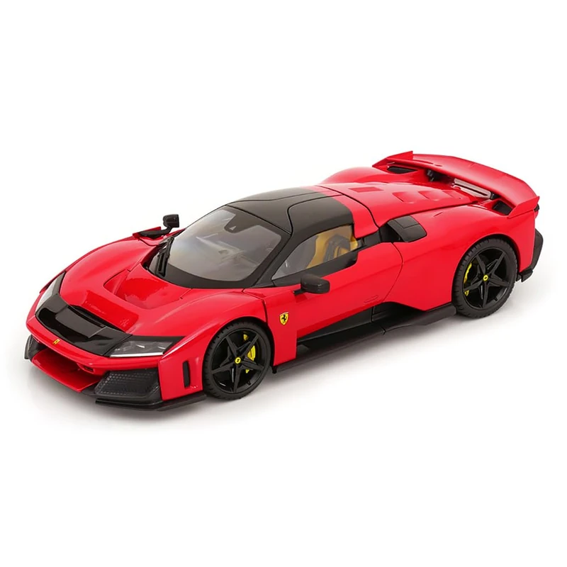 Bburago 1:18 Scale Ferrari F80 Signature Series Die-Cast Model Car – Red | Official Ferrari Licensed Replica | Premium Collector's Model | Hypercar Supercar Display Piece - Image 1