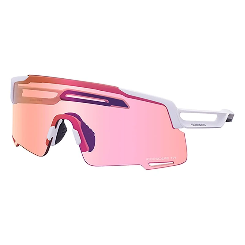 Shimano Gafas Eyewear CE-EQNX5TR - Matte White Cycling Eyewear - Image 1