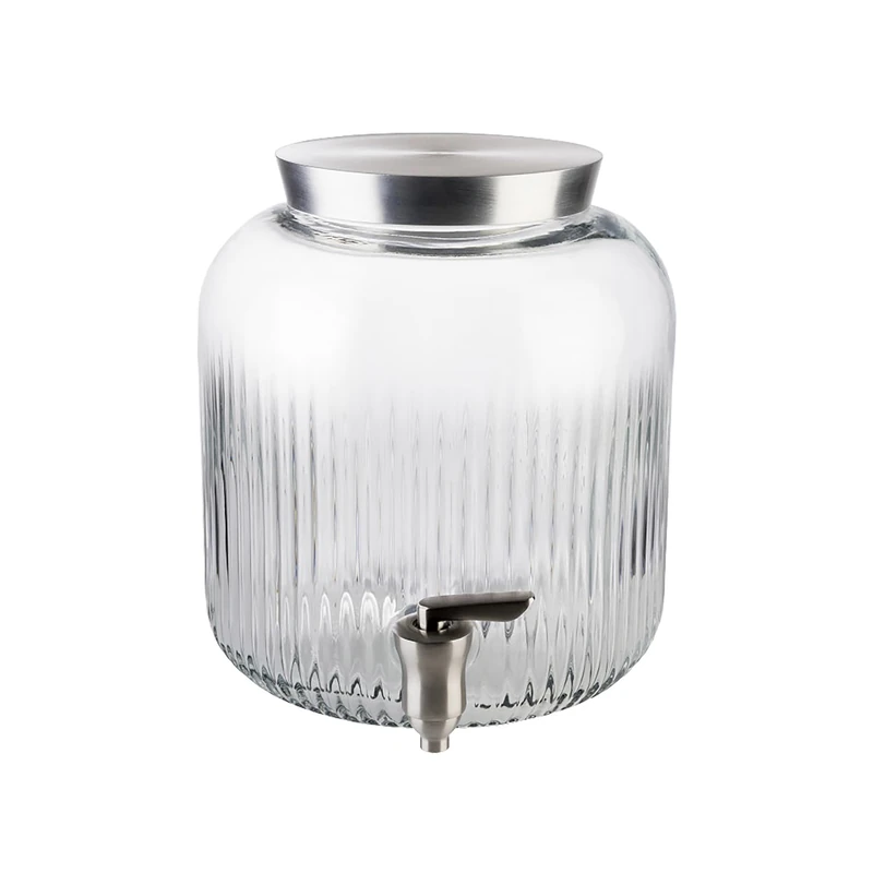 APS 10819 Glass Drinks Dispenser 5 L Diameter 20 cm Height 23 cm