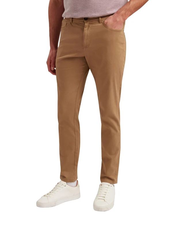 Ted Baker London CHAPELL-5PKT Trouser, TAN