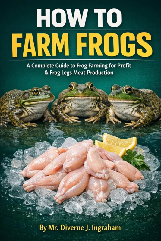 HOW TO FARM FROGS: A Complete Guide to Frog Farming for Profit & Frog Legs Meat Production