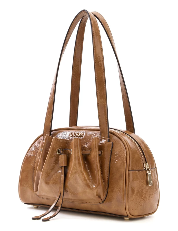 GUESS Satchel Women Theodora Shoulder Satchel Brown