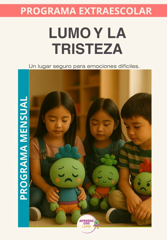 Lumo y la tristeza.: Programa mensual .Trabajar la tristeza, el corazón azul y la nostalgia desde el Método LUMO (Aprende con Lumo) - Image 1