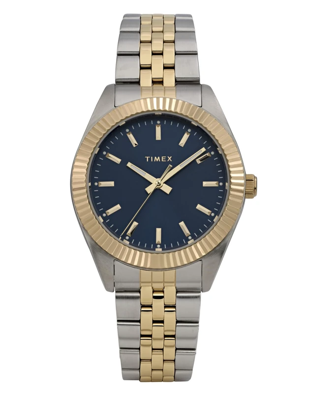 Timex Women's Legacy Celestial 36 mm Quartz Watch - Two-Tone Stainless Steel Bracelet with Blue Dial TW2Y20200 - Image 1