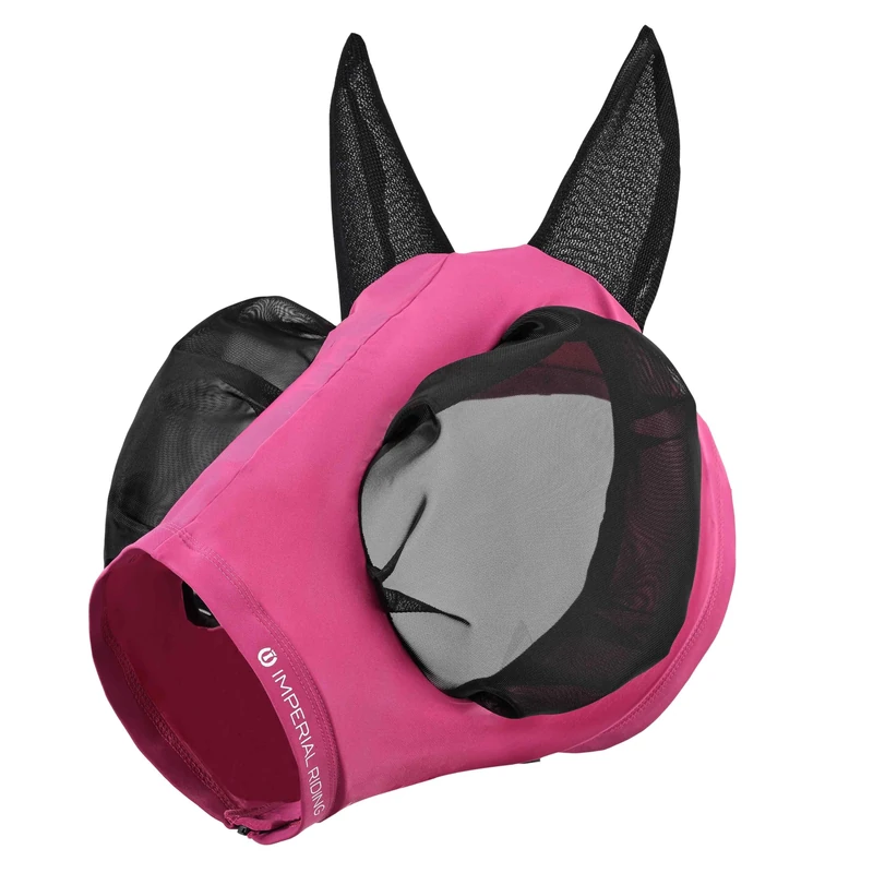 Imperial Riding Trail Ride Fly Mask Without Nose Guard Pink Pony