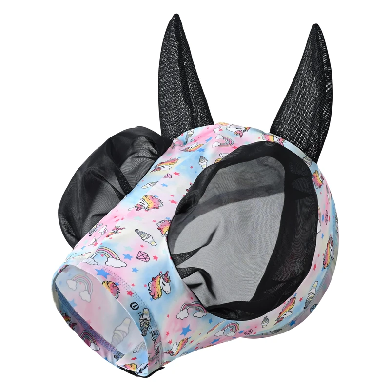 Imperial Riding Trail Ride Fly Mask without Nose Protection, Unicorn, Pony - Image 1