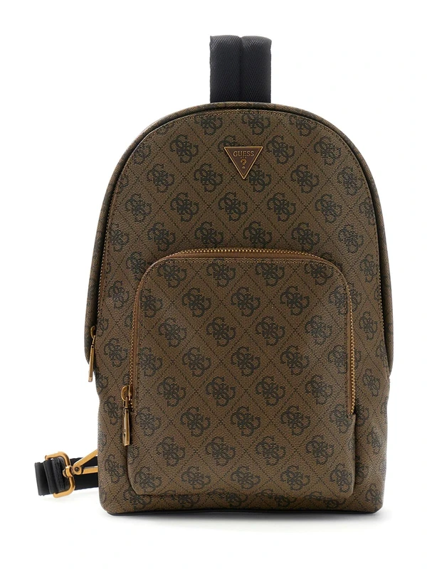 GUESS shoulder bag Milano Sling Bag Coffee brown