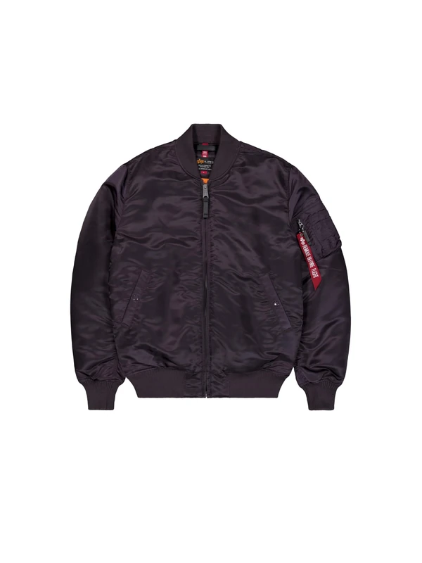 Alpha Industries Men's MA-1 VF 59 Long Bomber Jacket, Plum, M