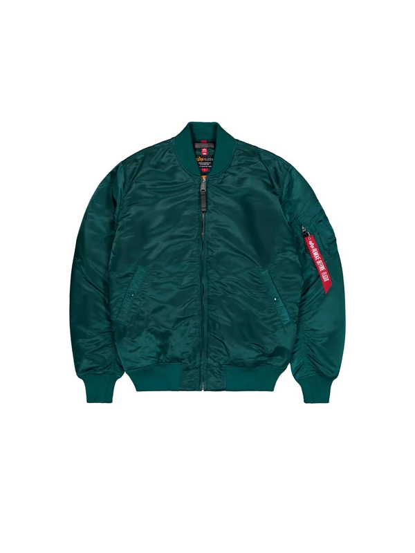 Alpha Industries Men's MA-1 VF 59 Long Bomber Jacket, Force Green, M