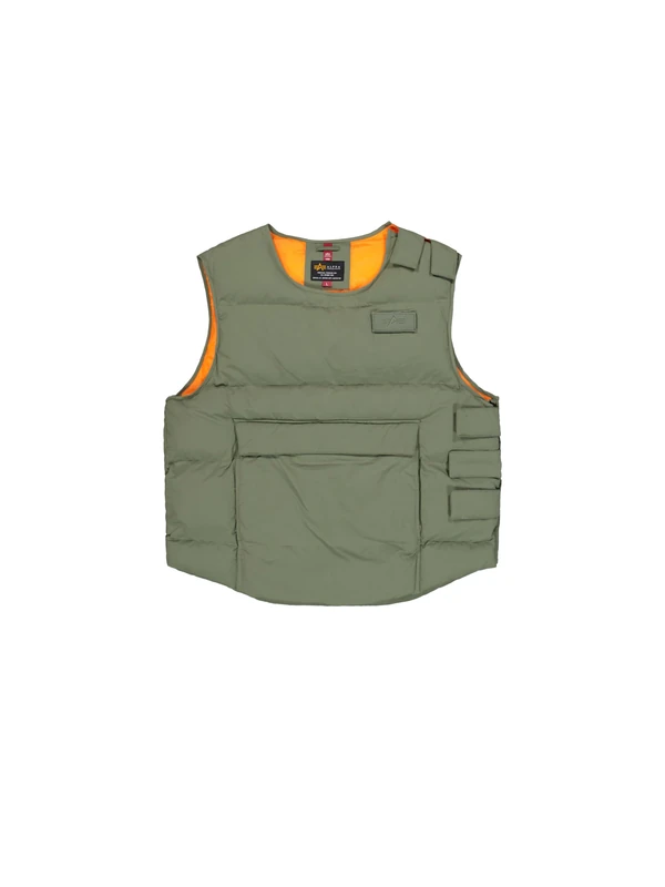 Alpha Industries Men's Protector Puffer Vest, Sage-Green, 3XL - Image 1