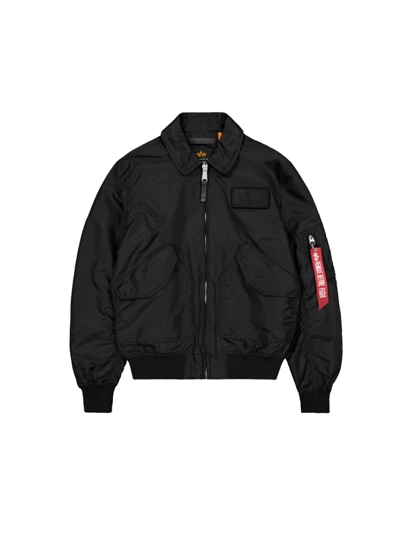 Alpha Industries Men's CWU-36/P TT Light Bomber Jacket, Black, 5XL