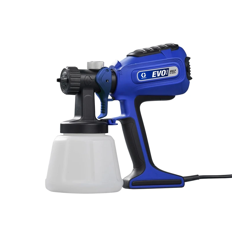 Graco 27F404 EVO Plus HVLP Handheld Paint and Stain Sprayer with adjustable spray pattern, 800W, household purposes, small paint projects