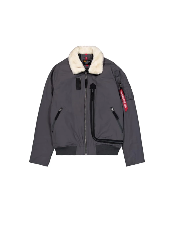 Alpha Industries Men's DA-3 Bomber Bomber Jacket, Vintage Grey, M
