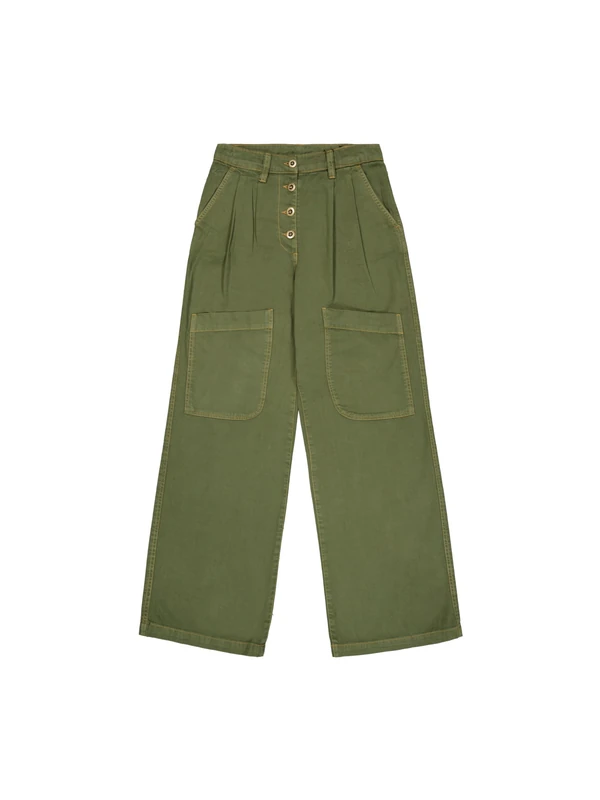 Alpha Industries Women's Sailor Pants, Dark Olive, L - Image 1