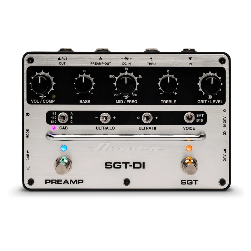 Ampeg SGT-DI Bass Preamp - SVT/B15 Voicings and IR Loader
