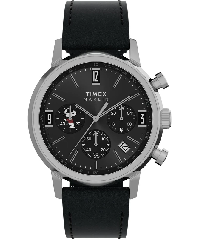 Timex Men Chronograph Quartz Watch Peanuts Marlin