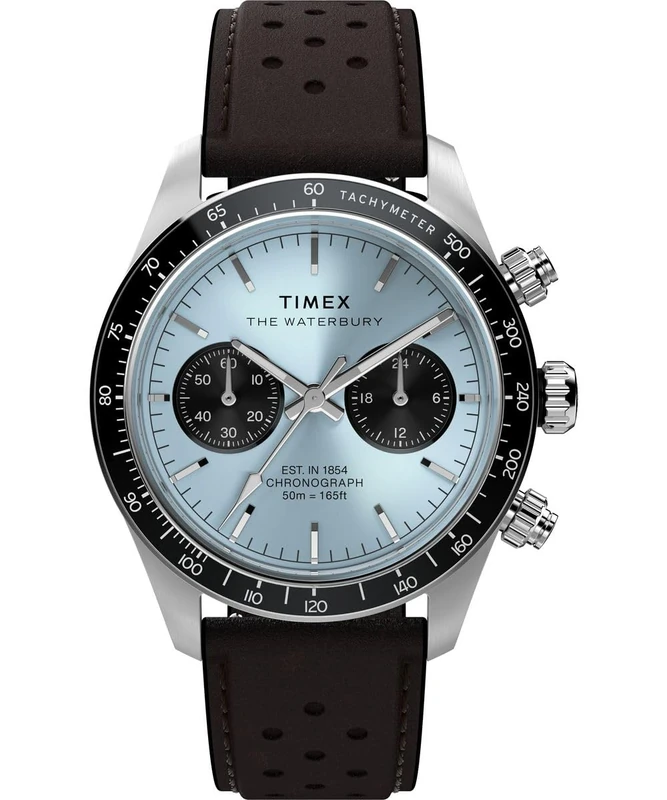Timex Men's Chronograph Quartz Watch Waterbury Heritage - Image 1