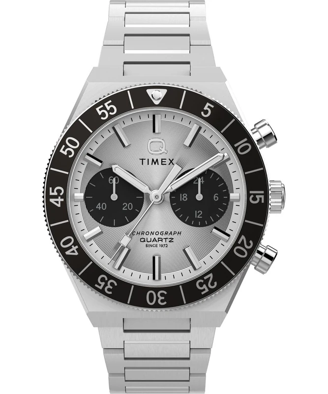 Timex Men Chronograph Quartz Watch Q Continental