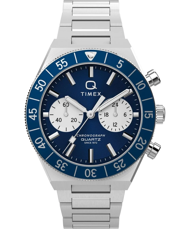 Timex Men's Q Continental Chronograph 40mm Watch