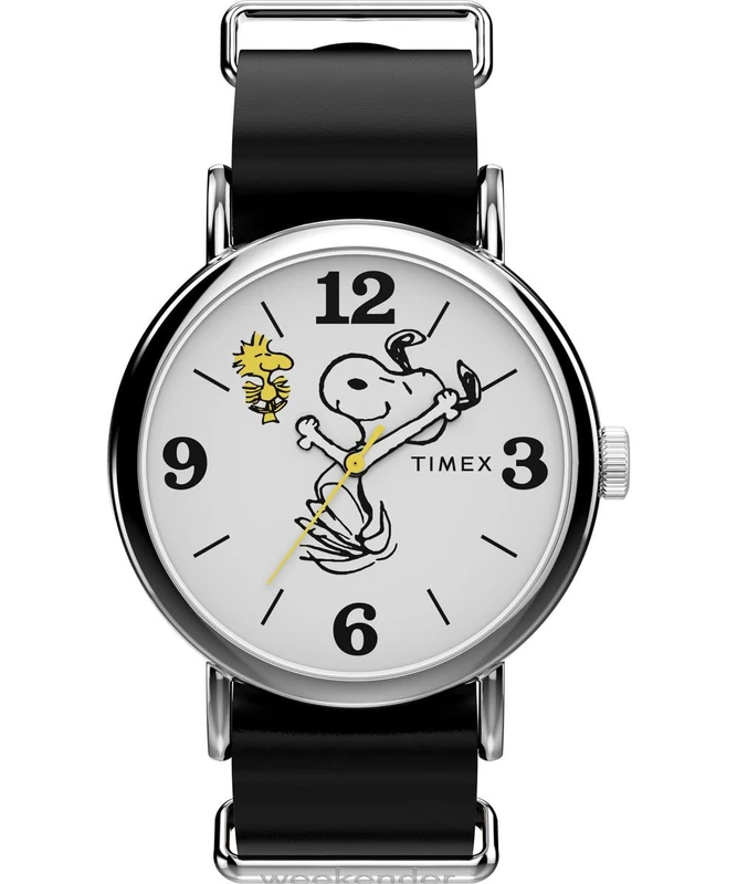 Timex Men's Analogue Quartz Watch Peanuts Weekender Snoopy