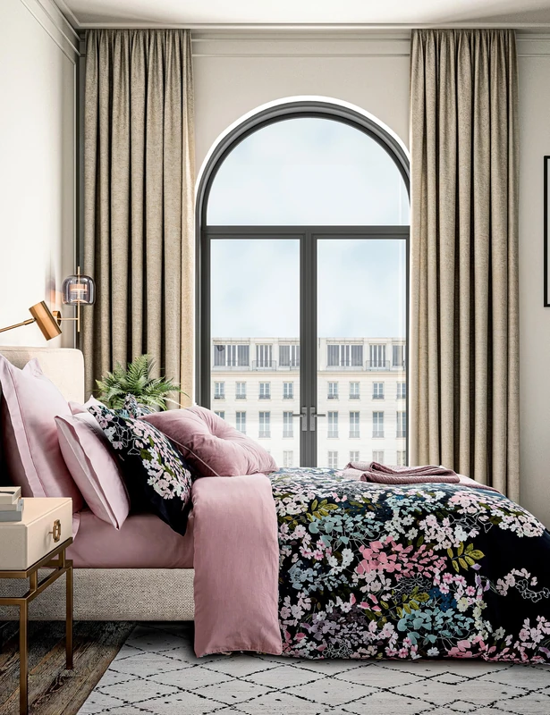 Wisteria Cover Set Sk/S Navy Blue