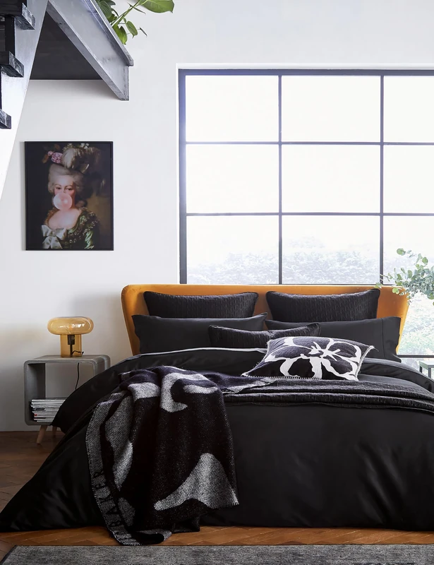 Ted Baker Plain Dye Duvet Cover Black