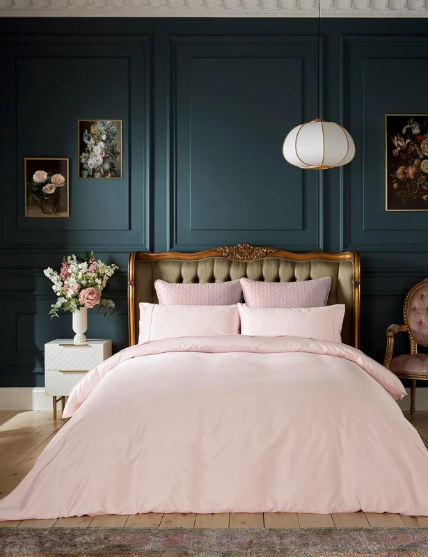 Ted Baker Plain Dye Duvet Cover Pink
