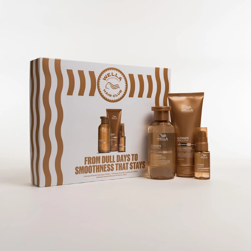 Wella Professionals Ultimate Smooth Haircare Gift Set - Nourishing Haircare with Squalane & Omega 9 to Smooth Dry, Dull & Frizzy Hair