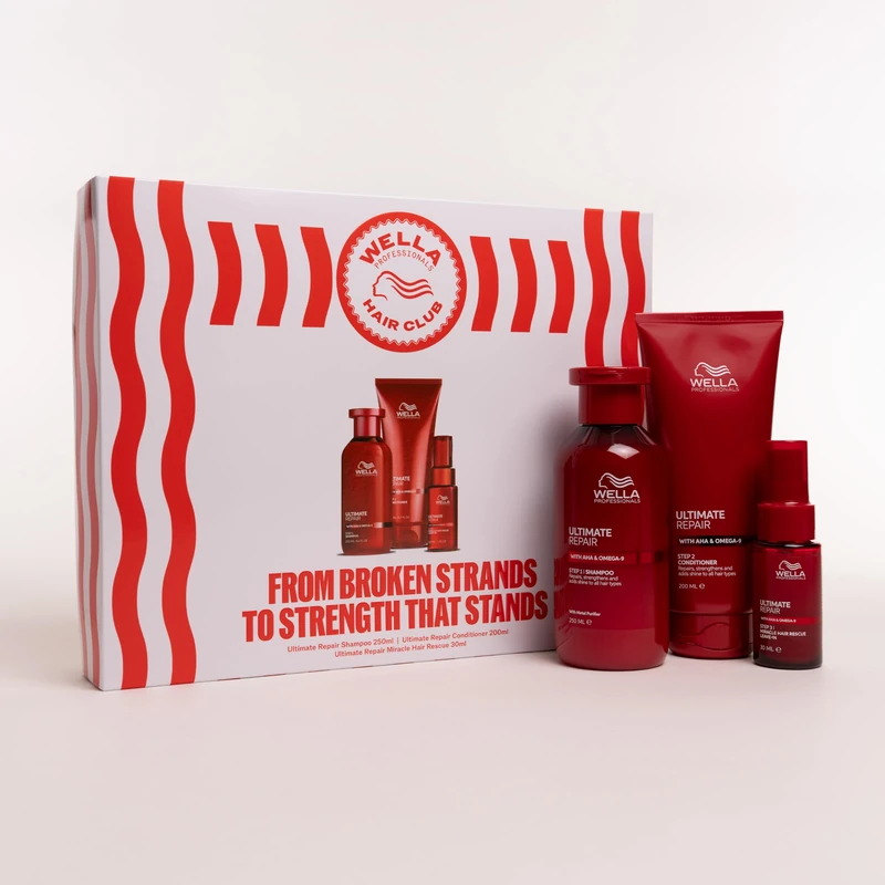 Wella Professionals Ultimate Repair Haircare Gift Set - With AHAs and Omega 9 to Rebuild and Strengthen Damaged Hair - For All Hair Types